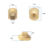 10 Pcs Plastic Optical Lens Block Suction Cups Auto Lens Edging Sucker LF-8253