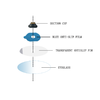 10 Pcs Plastic Optical Lens Block Suction Cups Auto Lens Edging Sucker LF-8250