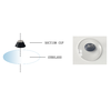 10 Pcs Flexible Silicone Optical Lens Block Suction Cups Auto Lens Edging Sucker LF-8248