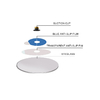 10 Pcs Flexible Silicone Optical Lens Block Suction Cups Auto Lens Edging Sucker LF-8237