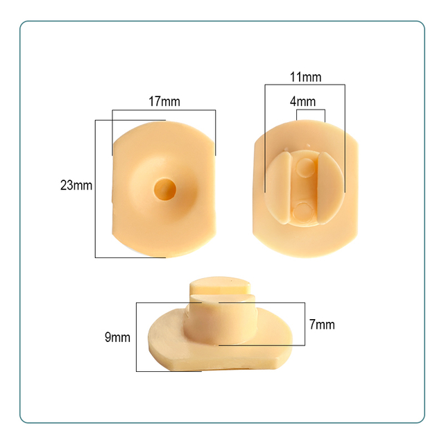 10 Pcs Flexible Silicone Optical Lens Block Suction Cups Auto Lens Edging Sucker LF-8232