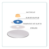 10 Pcs High Quality Plastic Round Suction Cups Lens Processing Auto Lens Edger Sucker LF-8230