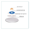 10 Pcs High Quality Plastic Round Suction Cups Lens Processing Auto Lens Edger Sucker LF-8229