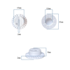 10 Pcs Plastic Optical Lens Block Suction Cups Auto Lens Edging Sucker LF-8226