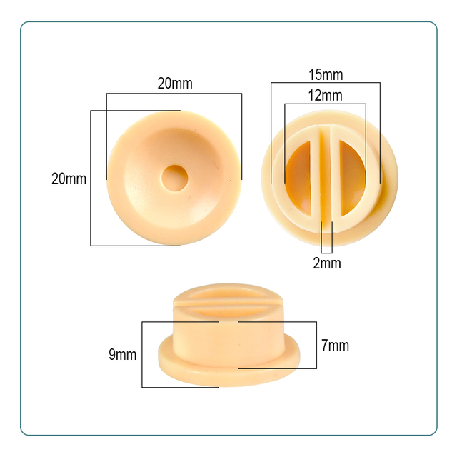 10 Pcs Silicone Optical Lens Block Suction Cups Auto Lens Edging Sucker LF-8224