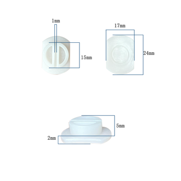 10 Pcs Flexible Silicone Optical Lens Block Suction Cups Auto Lens Edging Sucker LF-8222
