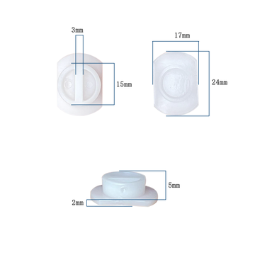 10 Pcs Silicone Optical Lens Block Suction Cups Auto Lens Edging Sucker LF-8205