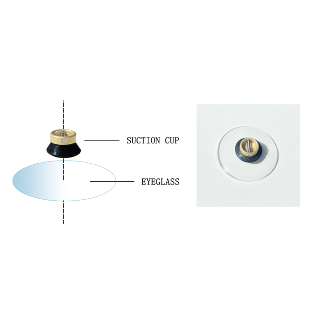 10 Pcs Silicone Optical Lens Block Suction Cups Auto Lens Edging Sucker LF-8201