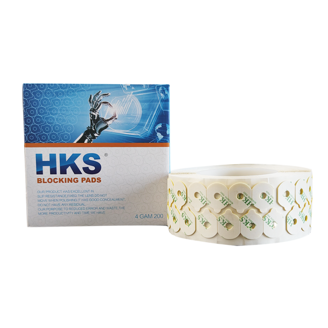 1000 Pcs Glass Blocking Pads Lens Grinding Double-sided Stickers Anti-slip Grinding Protection High-viscosity Lens Stickers HKS