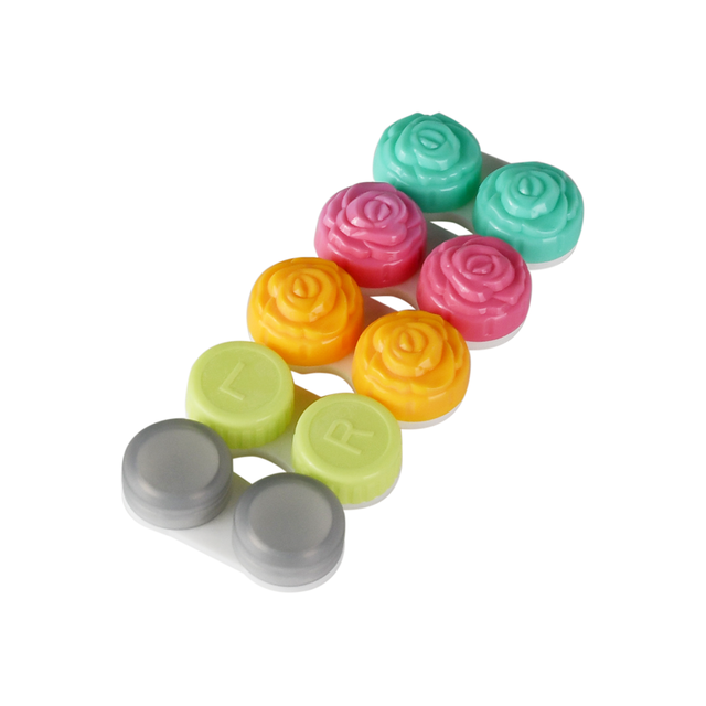 Popular Dark Colorful Customized Contact Lens Case J005