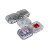 Customized Simple Transparent Eye Box Portable Contact Lens Case J003