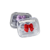 Customized Simple Transparent Eye Box Portable Contact Lens Case J003