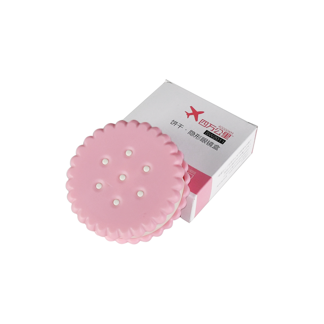 Mini Square Contact Lens Case Box Travel Kit Easy Carry Mirror Container J002