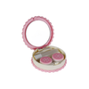 Mini Square Contact Lens Case Box Travel Kit Easy Carry Mirror Container J002