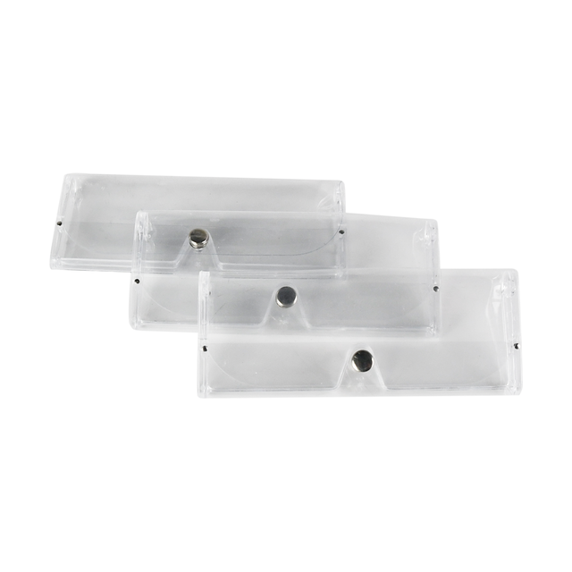 Fashion Transparent Portable Polarizing Clip Box Sunglasses Packing Case K001