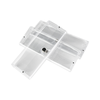 Fashion Transparent Portable Polarizing Clip Box Sunglasses Packing Case K001