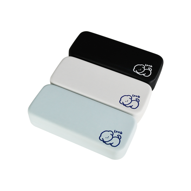 Korean Version Glasses Case High-end Anti Iron Eye Glasses Case Square Mercerized Glasses Case Luxury G006