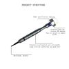 Optical Instrument High Quality Eyeglasses Tools Screwdriver Set Optical Screwdriver A19B