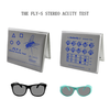 Optical Instrument Amblyopia & Strabismus Fly Stereo Acuity Test Charts Pediatric Standard Polarized Fly Stereopsis Tester 1000S