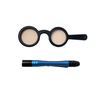 Optical Instrument High Quality Eyesight Examination Bagolini Lens With Pen Light BL-3