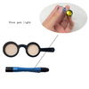 Optical Instrument High Quality Eyesight Examination Bagolini Lens With Pen Light BL-3