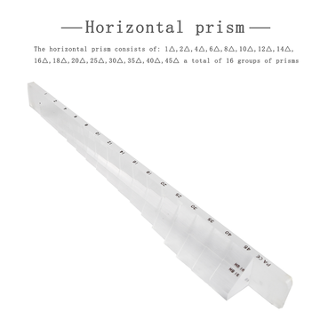 Optical Instrument High Quality Vertical And Horizontal Prism Bar With Metal Case Optometry Prism Bar VB-15+HB-16