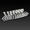 Optical Instrument High Quality 23 Pcs Eye Examination Loose Prism Lens Set LP-22