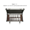 Optical Instrument 17 Pcs Loose Prism Set With Aluminium Case Prism Lens Set LP-16