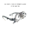 Optical Instrument Hot Sale Grey Color PD 52-70mm Trial Frame TF-T