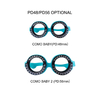 Optical Equipment Hot Sale Trial Lens Frame Kids Comfortable Fixed PD 48mm for Children Optometry Vision Test TF-R