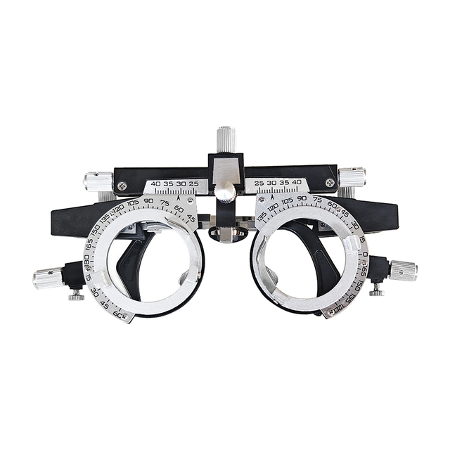 Optometry Trial Frame Adjustable Optical Frame for Optician Suitable and Comfortable Fit PD Adjustment Range 48-80mm AF-4880A