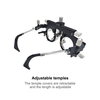 Optometry Trial Frame Adjustable Optical Frame for Optician Suitable and Comfortable Fit PD Adjustment Range 48-80mm AF-4880A