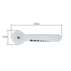 Pupil Distance PD Ruler Vernier Caliper Frame Size Measuring Ruler Optic Center Measuring Rule PR013
