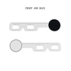 High Quality Optical Plastic PD Ruler Pupil Distance Ruler with Eye Occluder PR006