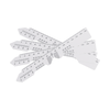 100% New High Quality Ophthalmic Plastic 10 Pcs Pupil Ruler PD Ruler PR007