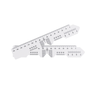 100% New High Quality Ophthalmic Plastic 10 Pcs Pupil Ruler PD Ruler PR007
