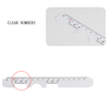Eye Pupil Distance Measuring Tool Optometry PD Ruler PR001