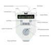 Optical Instrument With Charger Pupil Meter PD Meter Digital Pupilmeter PD-50C