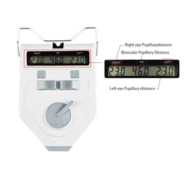 Optical Instrument With Charger Pupil Meter PD Meter Digital Pupilmeter PD-50C
