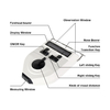 High Quality PD Eye Tester Glasses Optometry Equipment Pupil Distance Measuring Instrument Pupil Meter PD-50BT