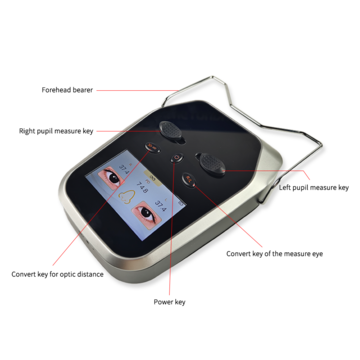 Optometry Instrument Digital Slide PD Meter Pupilometer PD LD/VD Measurement Rechargeable Battery PD-400