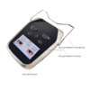 Optometry Instrument Digital Slide PD Meter Pupilometer PD LD/VD Measurement Rechargeable Battery PD-400
