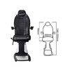 Big Size Leather Revolving Reclining Ophthalmic Lifting Chair Ophthalmic Electric Chair Unit And Optometry Chair EC-8