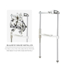 Optical Equipment Ophthalmic Chin Rest Forehead Bracket Set CR-1