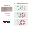 Bruce Frame Red and Green Fixed Variable Vector Graphics Bruce Frame Visual Training RD009