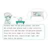New Fixed Red Green Tranaglyph Vision Therapy Convergence Insufficiency Stereo Training Cards Visual Correction RD008