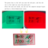 New Fixed Red Green Tranaglyph Vision Therapy Convergence Insufficiency Stereo Training Cards Visual Correction RD008