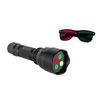 Portable Metal Amblyopia Optometry Worth 4 Dot Test With Red Green Glasses Torch Type