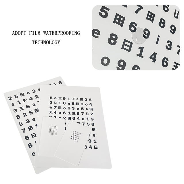 Optic Crystal Exercise Table Size Far and Near Alphabet Vision Training Adjustment To Relieve Visual Fatigue
