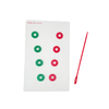 Red And Green Lifebuoy Card Collection Card Children Binocular Collection Fusion Function Diplopia Training Vision Test Chart